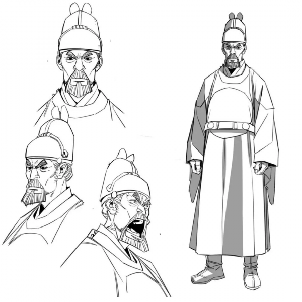 畫熱血漫畫的人設，真酷