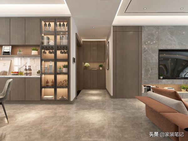 180㎡四居室，裝修成現代風，高階感滿滿，走進去就感覺幸福滿滿