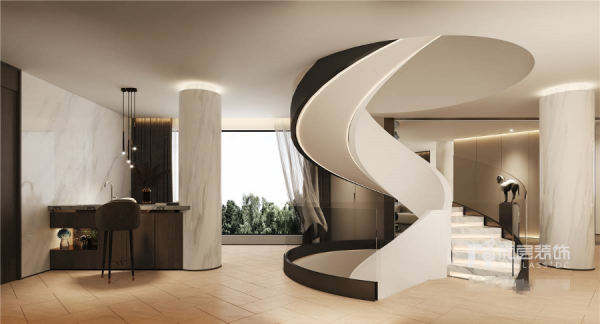 別墅裝修｜|太湖源750m² | 現代輕奢風格