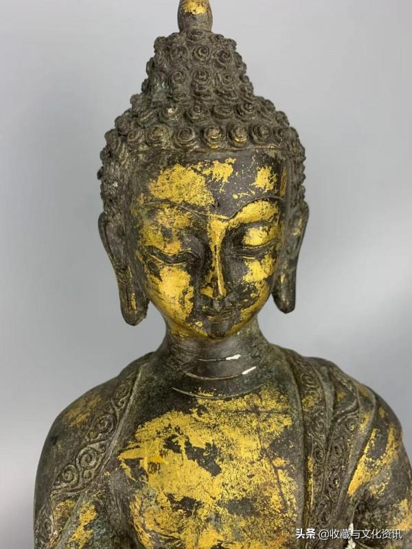 清代銅鎏金觀音像鑑賞
