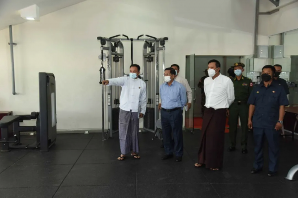 敏昂萊與緬甸超級富豪會面