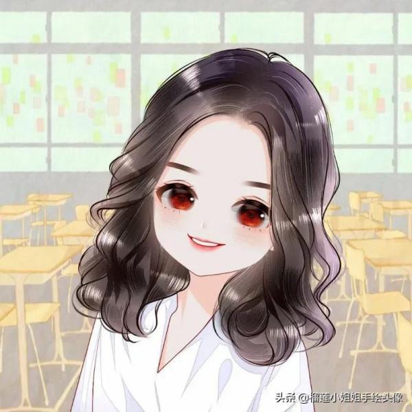 陽光治癒系的漫畫頭像，你一笑，整個世界都亮了