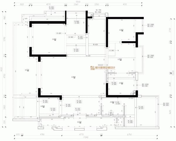 深圳卓越維港，234㎡現代簡約風格裝修案例