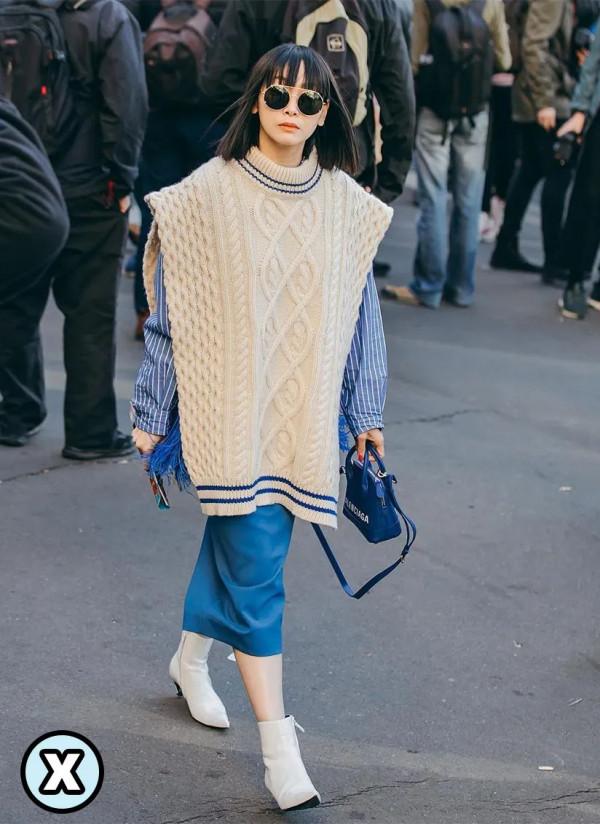 今冬流行“上短+下長”，小個子這樣穿，時髦又顯高