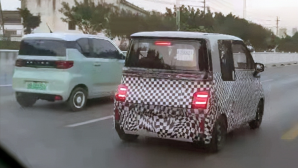 五菱全新電動車路試曝光,全新造型設計,售價或許更低? 五菱全新電動車路試曝光,全新造型設計,售價或許更低?