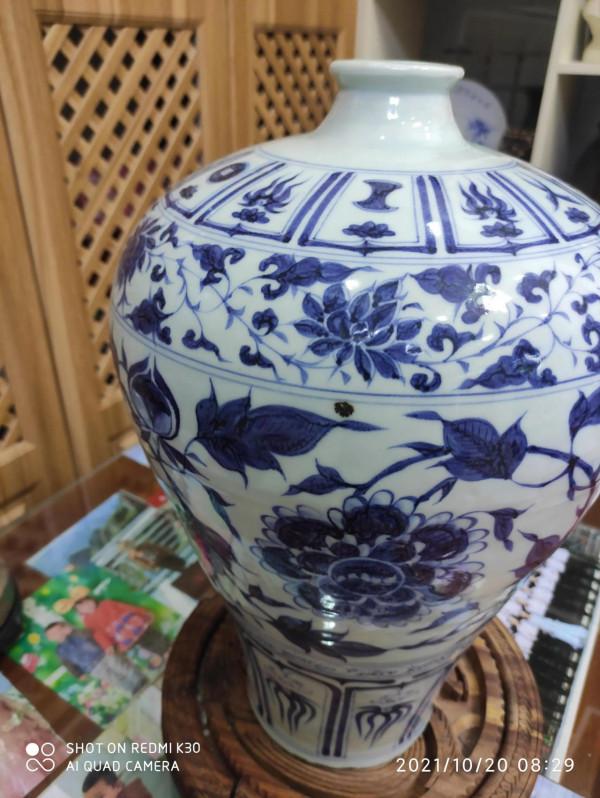 元青花梅瓶標準器鑑賞