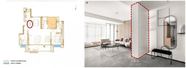 120㎡標準戶型：4開間朝南，大橫廳能拆雙功能，學區房住著也舒心