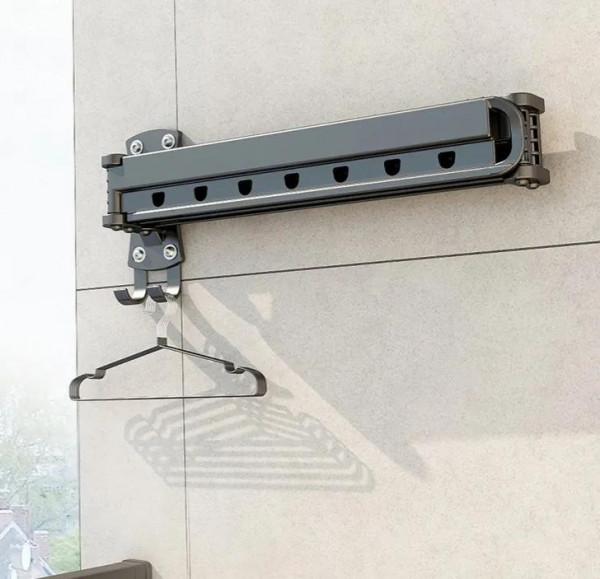 出差發現一戶人家的陽臺晾衣，整潔美觀，拍照給大家看看