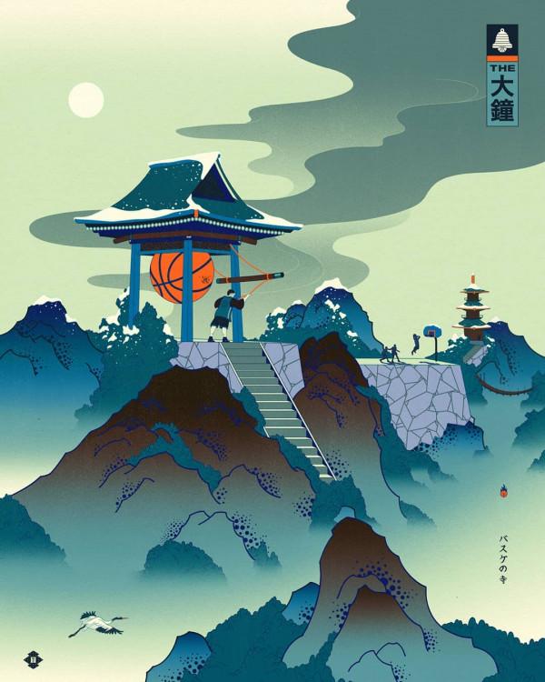 插畫丨強烈的色彩與動感衝擊力，復古又迷人，情節表現極為豐富