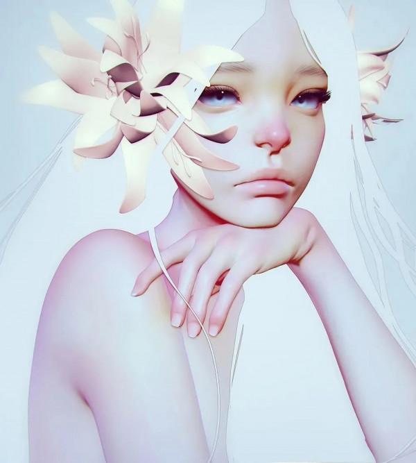 唯美插畫 | 縱享絲滑，一組超美的女子畫