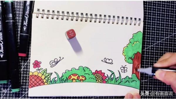 創意兒童畫:分享三款萬能背景畫法,卡通簡筆畫風格,收藏備用 創意兒童畫:分享三款萬能背景畫法,卡通簡筆畫風格,收藏備用