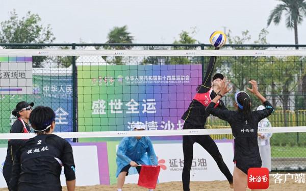 海南沙排將創全運會最好成績 將在1/4決賽上演“海南德比”