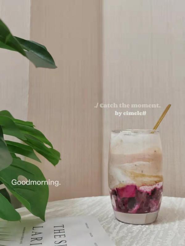 健康美食DIY：酸奶火龍果奶昔，冬日裡減肥代餐，顏值怎麼辣麼高