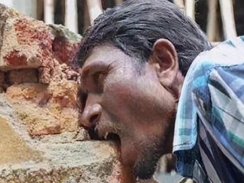 印度男子每天吃磚頭為生?到底是什麼原因呢 印度男子每天吃磚頭為生?到底是什麼原因呢