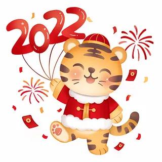 2022虎年福運聊天圖