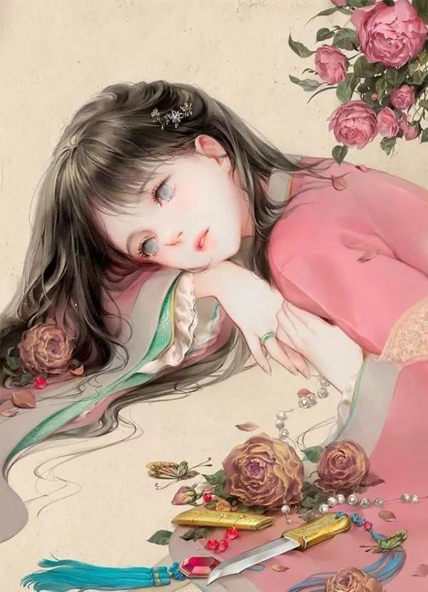 韓國高人氣插畫師，感覺她畫的顏值都逆天了