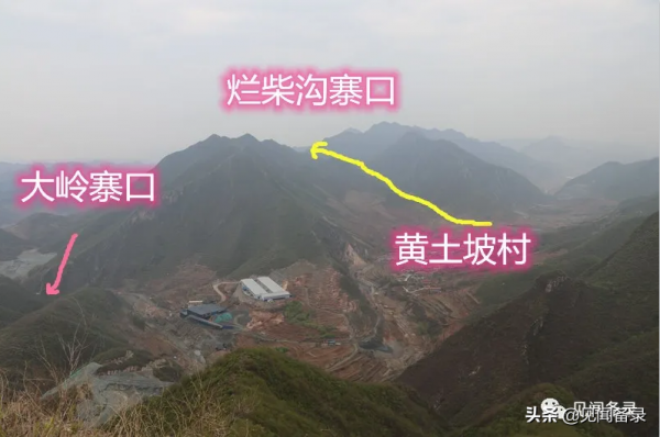 爛柴溝寨堡對應的寨口是哪裡？