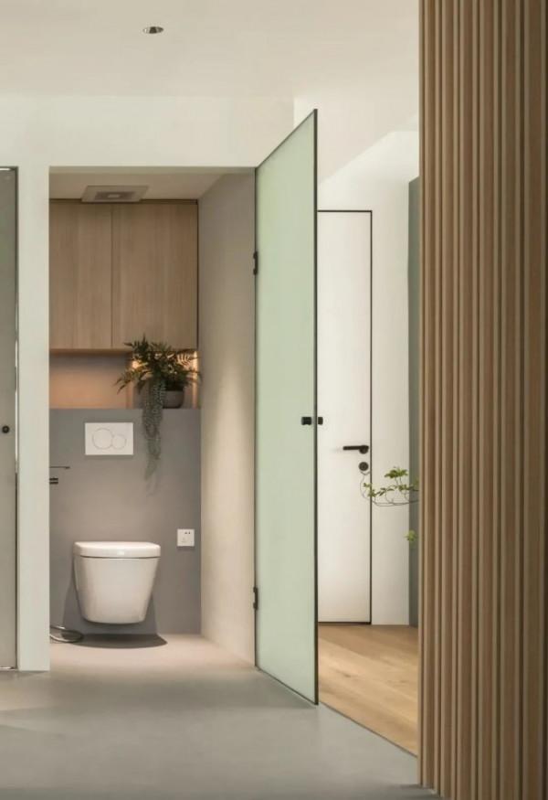 92㎡兩室原木風，入戶鏤空玄關，全開放式餐廚廳，雙蹲便&plus;三分離