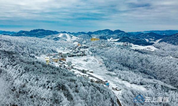 雪後綠蔥坡 雲海美景如畫