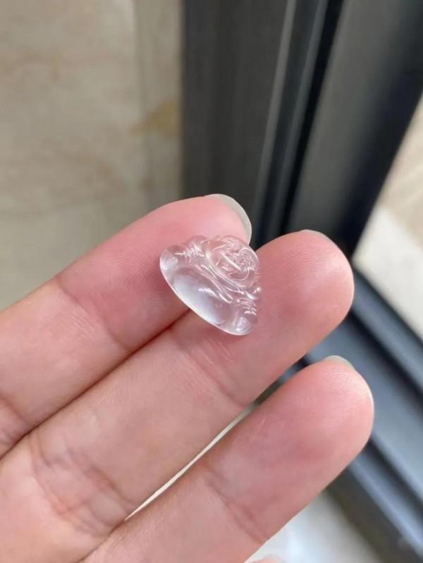 迷你玻璃種小冰佛 迷你玻璃種小冰佛