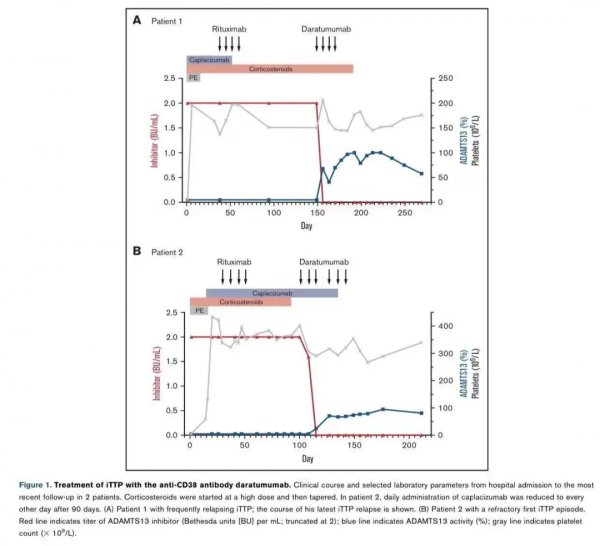 首次報道：Daratumumab用於治療免疫性血栓性血小板減少性紫癜