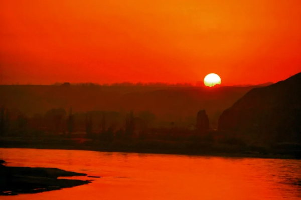 靖遠的黃河之濱真的很美