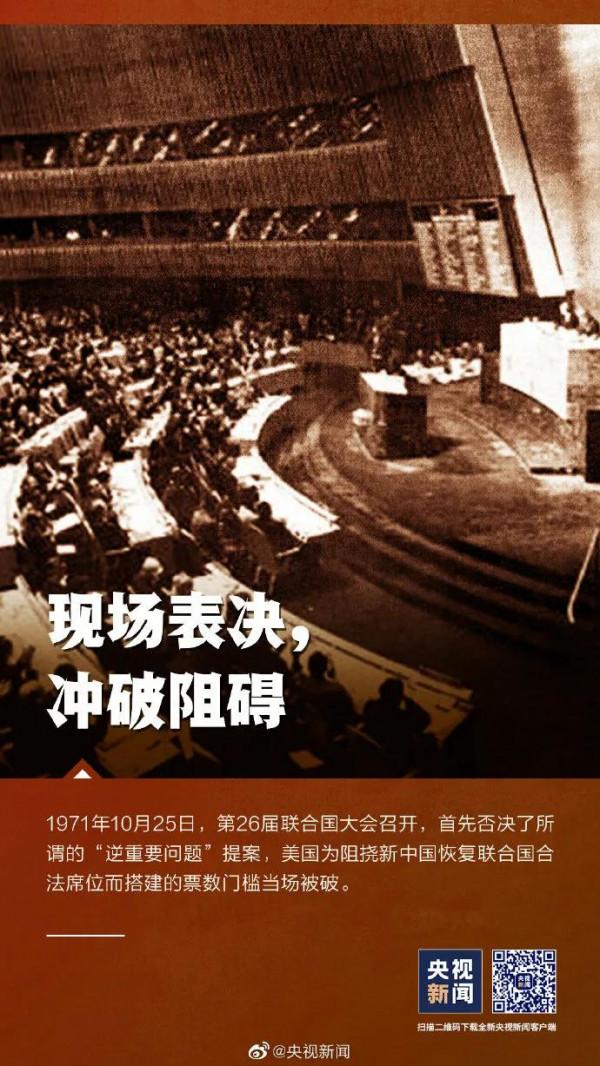 恢復聯合國席位50年有感