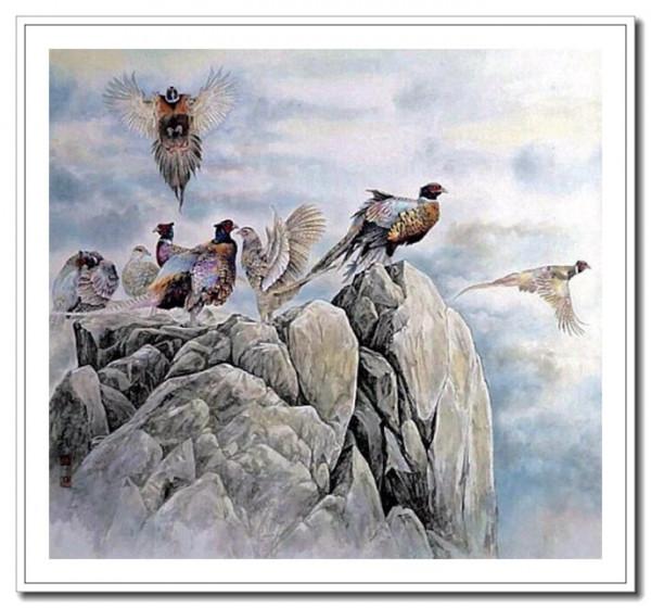 國畫名家陳東山工筆花鳥