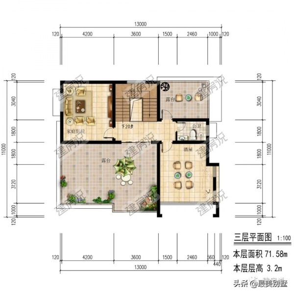 時尚現代風別墅，簡直在赤裸裸的誘惑我回農村，回頭率超高