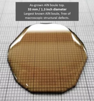 AlN單晶襯底-2英寸不是終點
