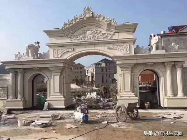 50款別墅石材圍牆大門,奢華大氣 50款別墅石材圍牆大門,奢華大氣