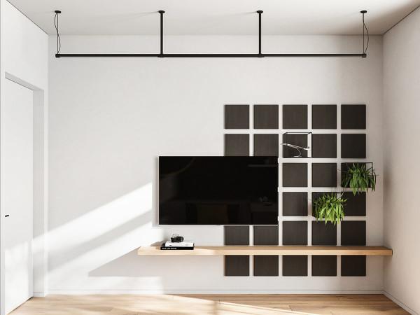 色彩的凝聚力！2間55平時尚小戶型裝修設計