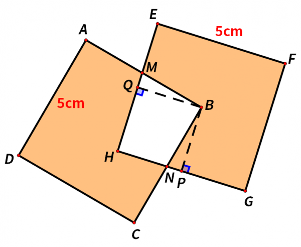 已知正方形邊長為5cm,求陰影面積 已知正方形邊長為5cm,求陰影面積