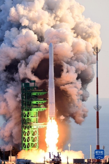 韓國首枚完全自主運載火箭未能將衛星送入預定軌道「圖」