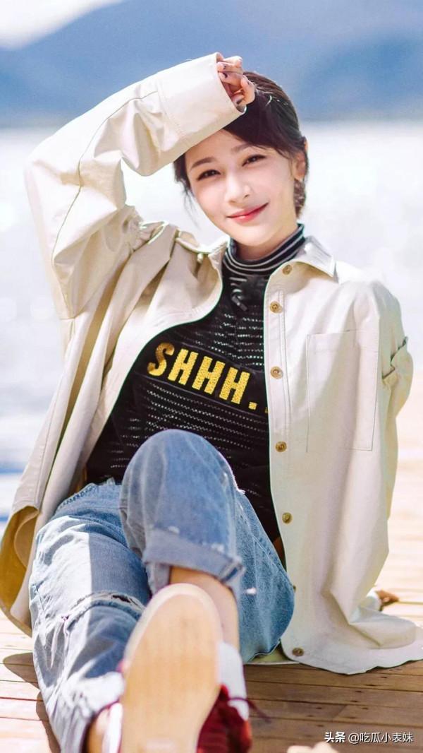 楊紫，清純靚麗，俏皮可愛