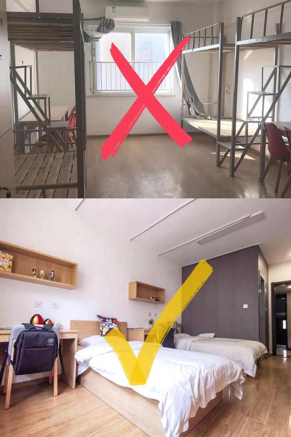 寄宿真實入住對比