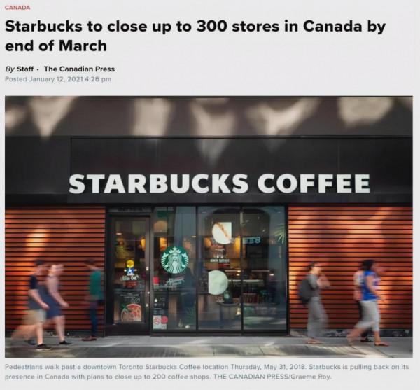 餐飲業暴擊！加拿大2萬家店倒閉！星巴克Godiva等連鎖巨頭也難熬