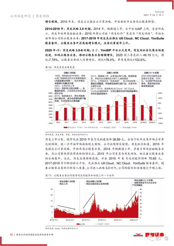 國內ERP領跑者用友網路公司深度研究報告
