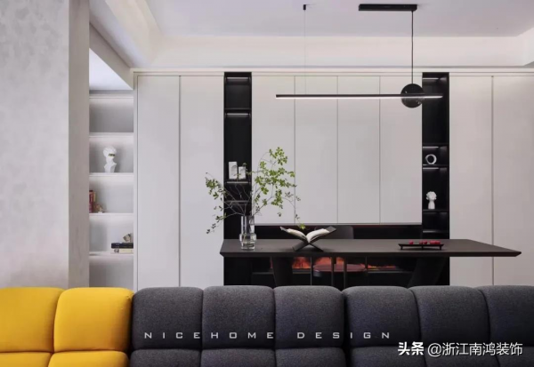 四室改兩室，客廳書房一體，餐廚又玩出了新花樣