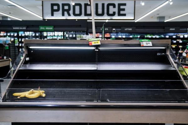 美國華盛頓：空空的貨架