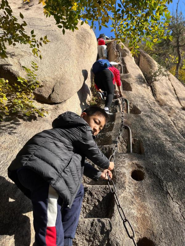 父子徒步登山遊記-北京鳳凰嶺