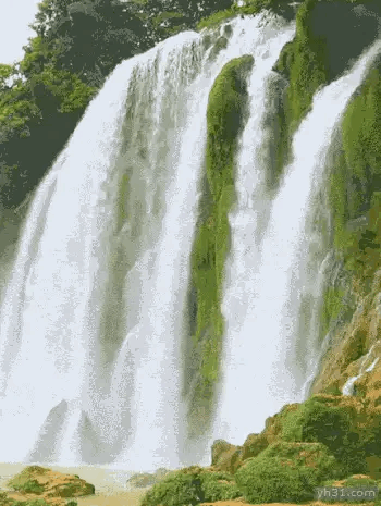 分享，最美瀑布，收藏了.