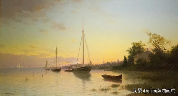 油畫風景欣賞——Franc·Augustus·Silva