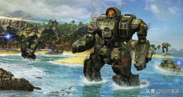 帥氣的一組機械機甲插畫作品！誰說鋼鐵大塊頭沒有美感