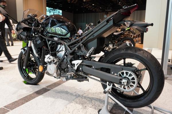 川崎油電混合摩托車正在研發中？