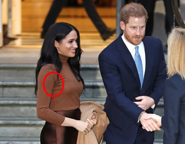 梅根有多不拘小節？冬天穿毛衣汗打溼腋下，和英女王出訪蹺二郎腿