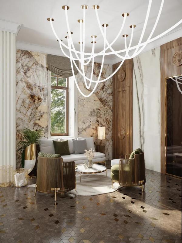 1100㎡奢華精緻的現代豪宅，室內裝飾太華麗，簡直讓人挪不開眼