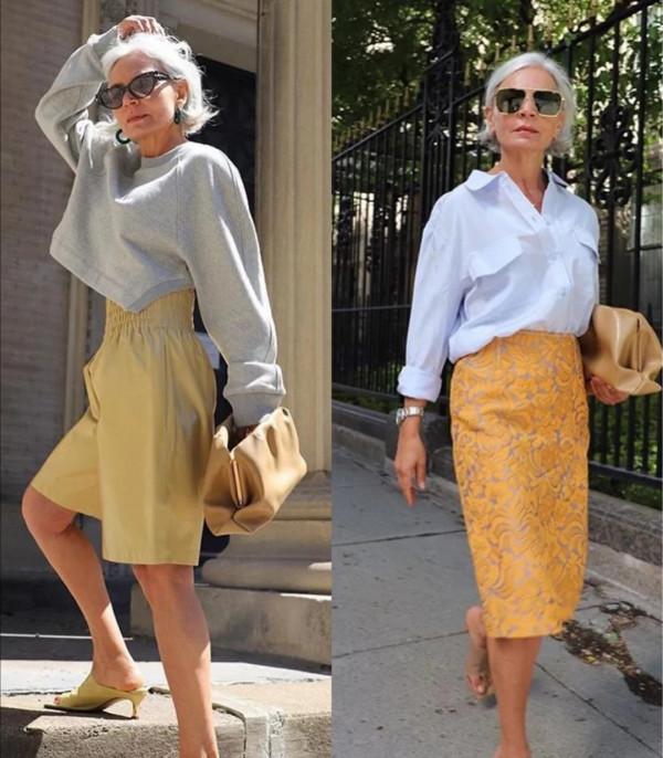 被這些年過半百的奶奶們驚豔，滿臉皺紋、滿頭銀絲，比年輕人時髦