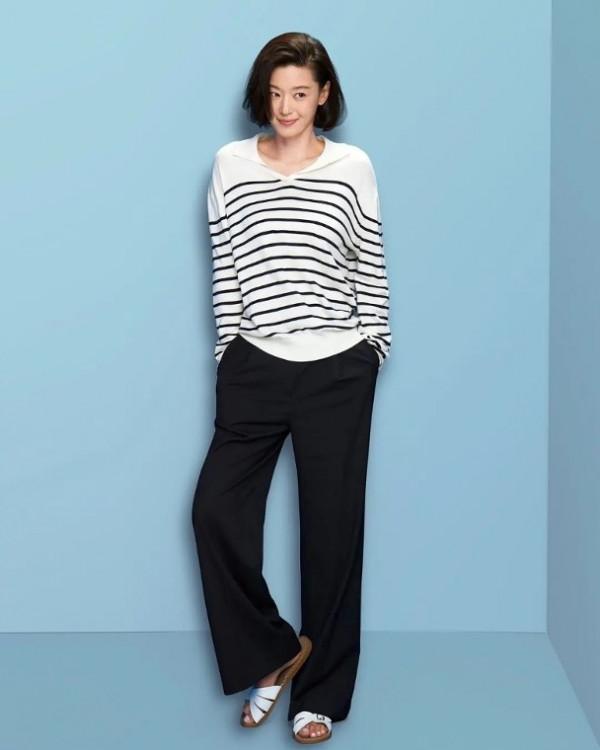 全智賢40歲狀態好：剪短髮顏值回春，與宋慧喬一起同臺比美