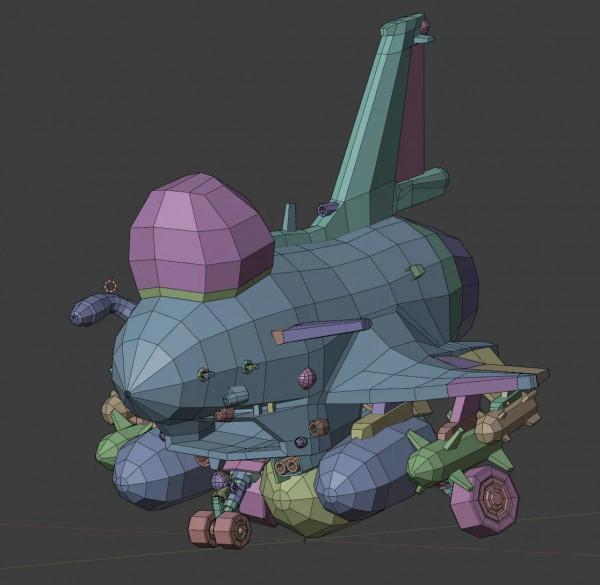 q版殲10戰鬥機粗模已完結